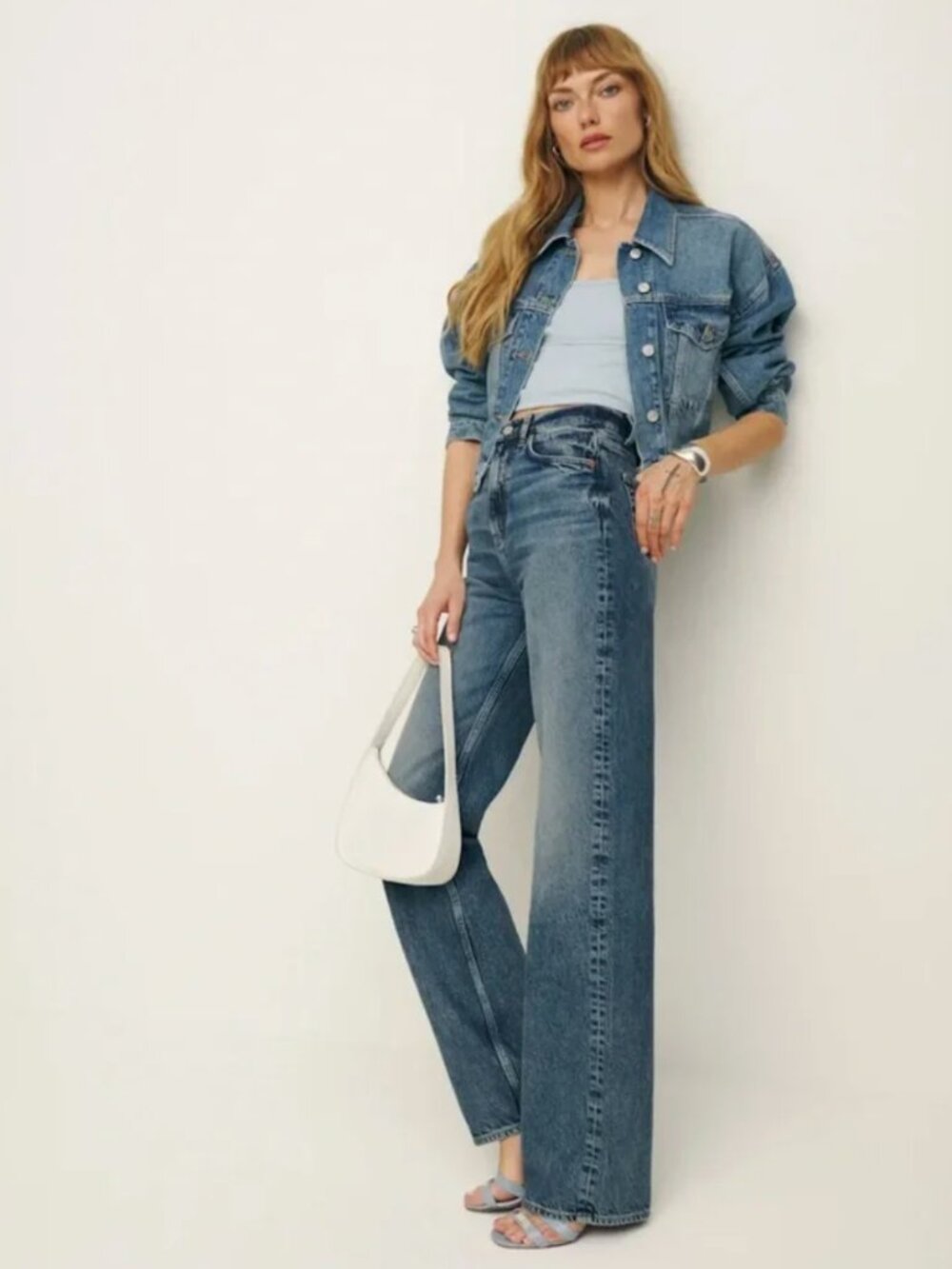 Reformation Wilder High Rise Wide Leg Jeans - Picture 2 of 12
